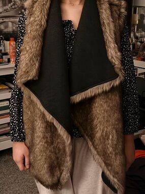 Reversible Faux Fur Vest